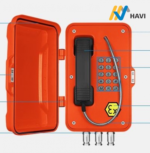 Điện Thoại Khẩn Cấp Cho Các Khu Vực Nguy Hiểm, Chống Cháy Nổ Telepnone