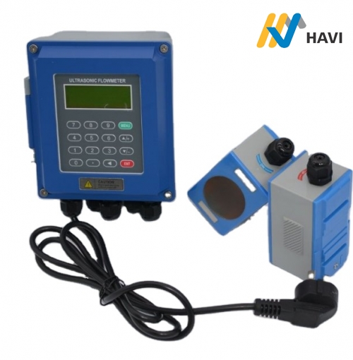 Máy đo lưu lượng siêu âm cầm tay với máy in 