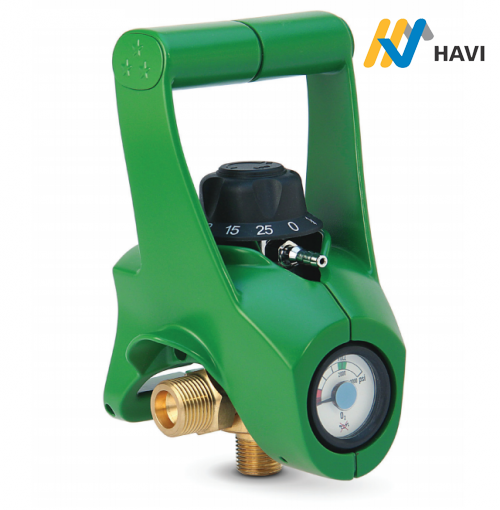 VAN BÌNH KHÍ Y TẾ VỚI BỘ ĐIỀU CHỈNH ÁP SUẤT TÍCH HỢP VÀ BỘ CHỌN DÒNG CHẢY - M741