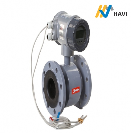 Lưu lượng kế điện từ nguyên bộ với nguồn điện kép 