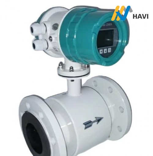 Lưu lượng kế điện từ nguyên bộ với nguồn điện kép 